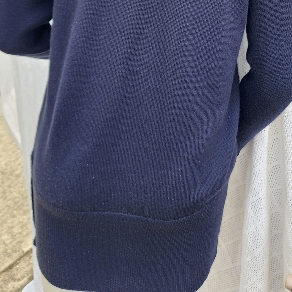 Mondi iconic Vintage‎ Navy  button detail tunic sweater S/ M - Picture 6 of 14